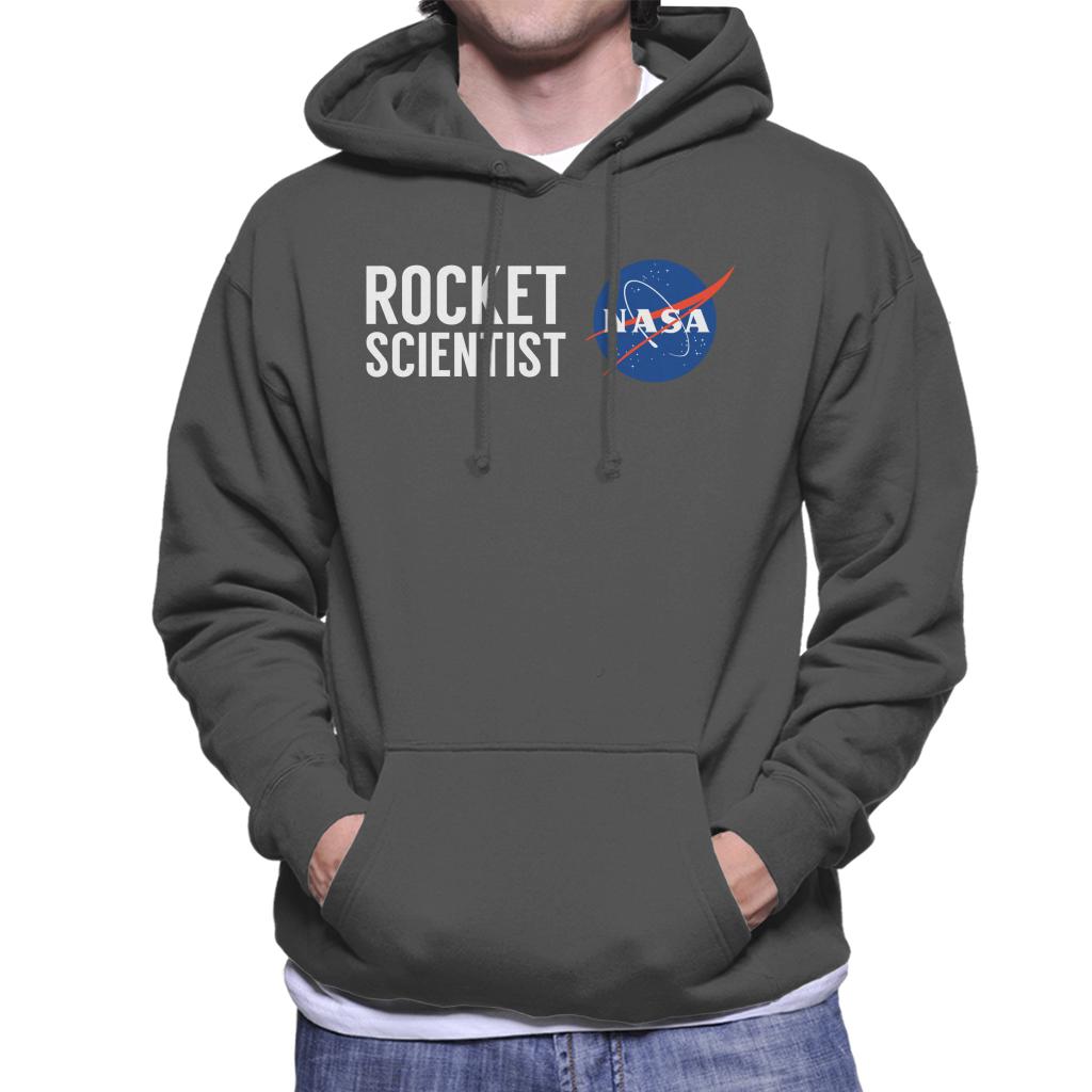 NASA Rocket Scientist Men's Hooded Sweatshirt-ALL + EVERY