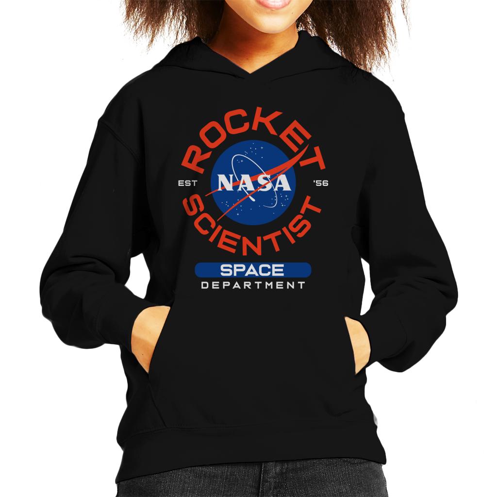 NASA Space Department Rocket Scientist Kids Hooded Sweatshirt-ALL + EVERY