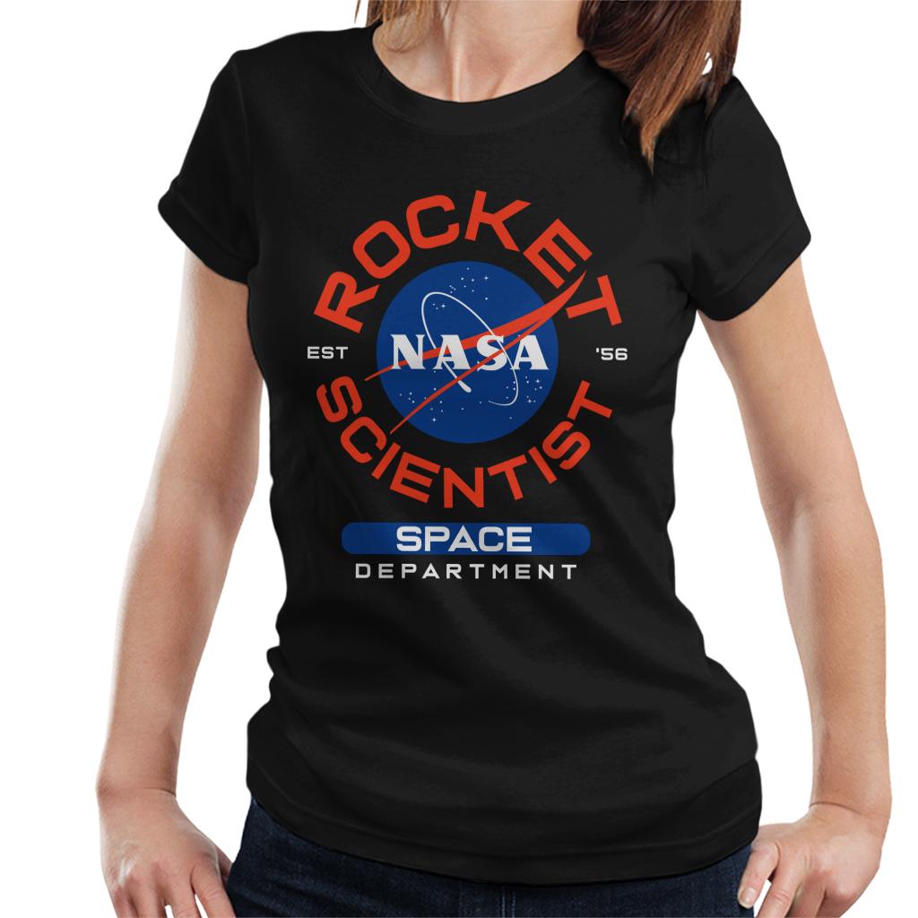 NASA Space Department Rocket Scientist Women's T-Shirt-ALL + EVERY