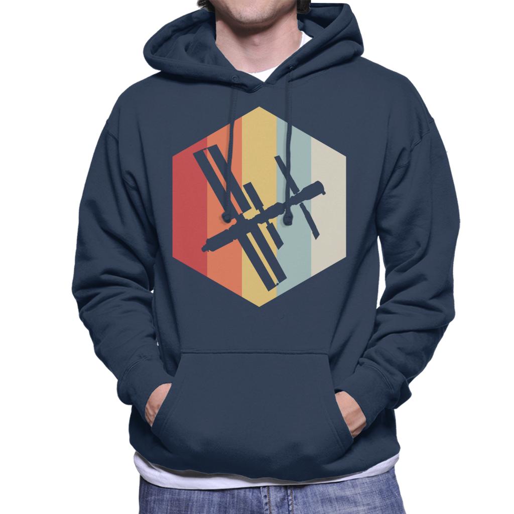 NASA ISS Silhouette Logo Men's Hooded Sweatshirt-ALL + EVERY