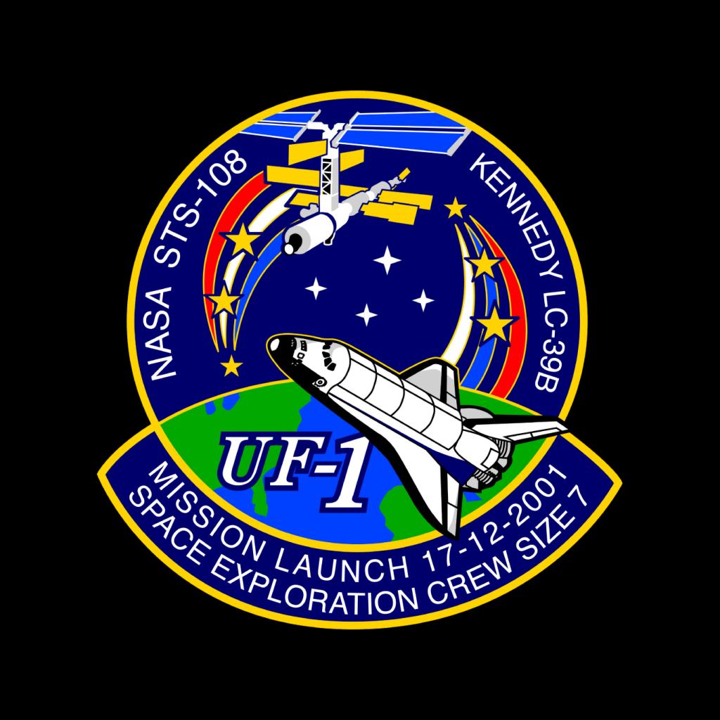 NASA STS 108 Endeavour Crew Badge Kids Sweatshirt-ALL + EVERY