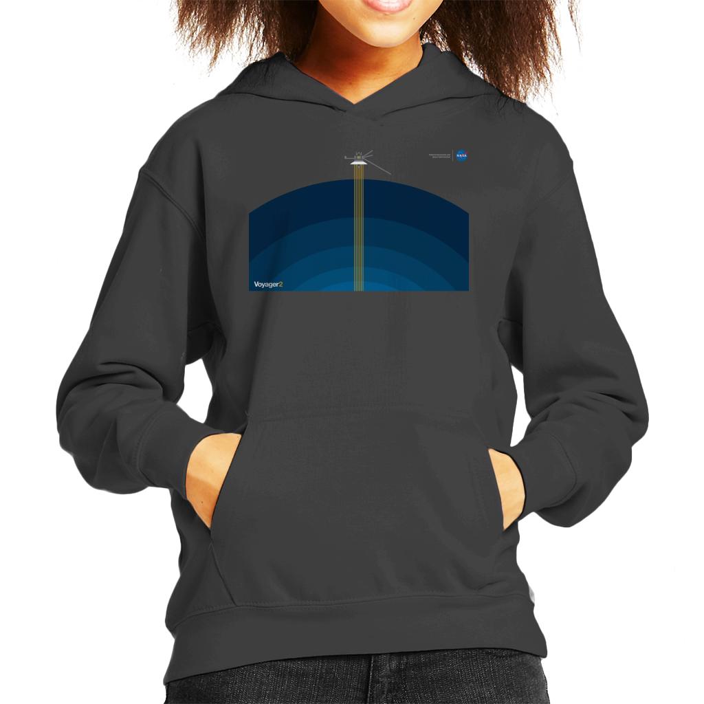 NASA Voyager2 Transmission Kids Hooded Sweatshirt-ALL + EVERY