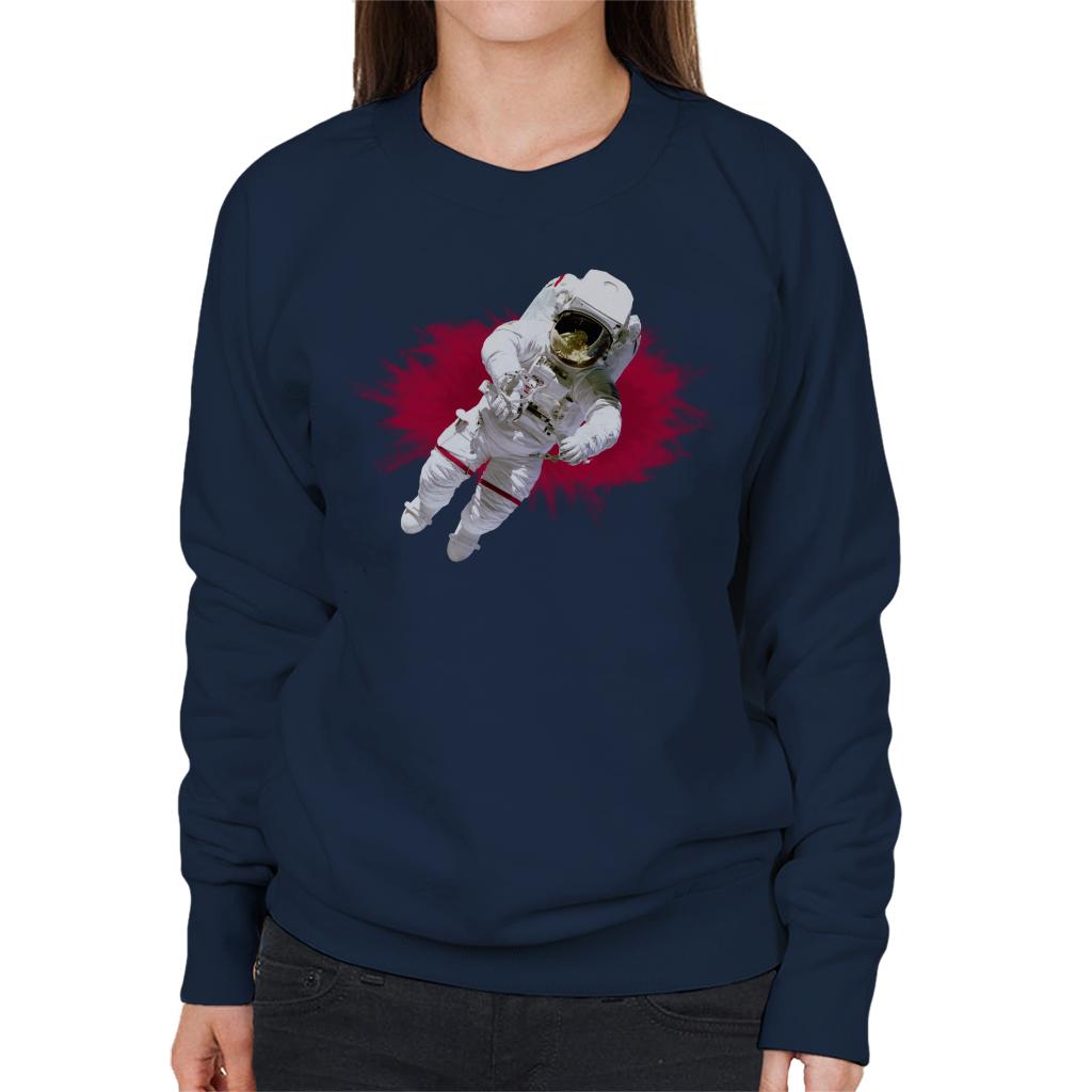 NASA Astronaut Free Flight Women's Sweatshirt-ALL + EVERY