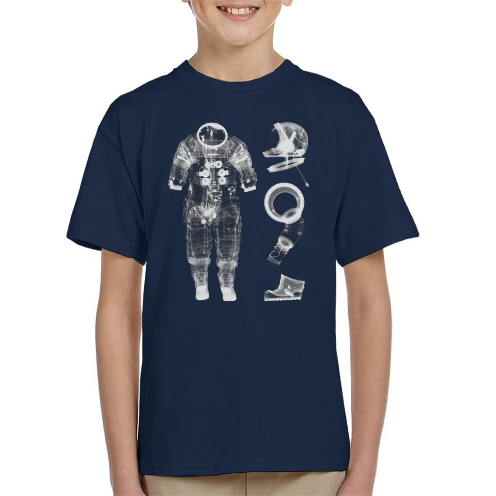 NASA Apollo 14 A7 L Pressure Suit X Ray Kids T-Shirt-ALL + EVERY