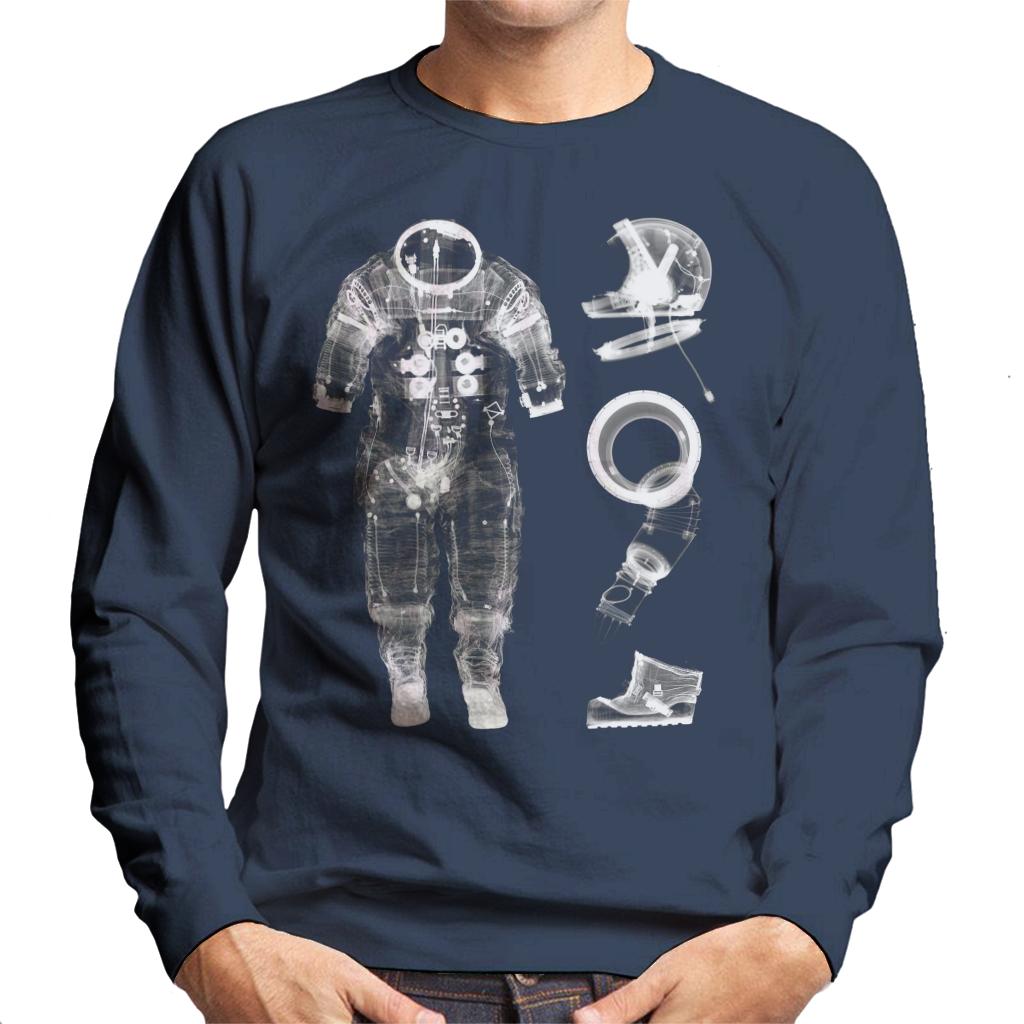 NASA Apollo 14 A7 L Pressure Suit X Ray Men's Sweatshirt-ALL + EVERY