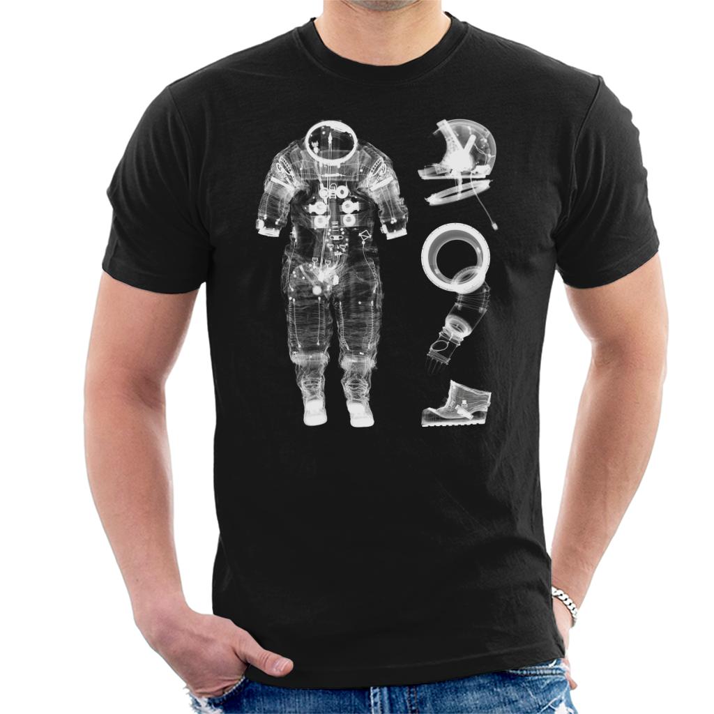 NASA Apollo 14 A7 L Pressure Suit X Ray Men's T-Shirt-ALL + EVERY