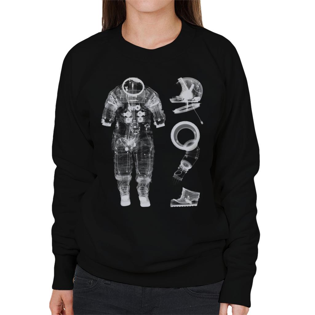 NASA Apollo 14 A7 L Pressure Suit X Ray Women's Sweatshirt-ALL + EVERY