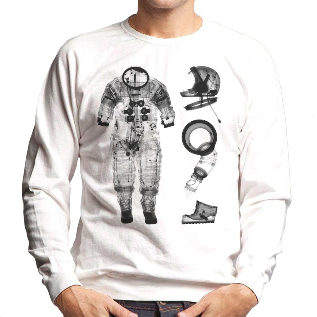 NASA Apollo 14 A7 L Pressure Suit Negative X Ray Men's Sweatshirt-ALL + EVERY