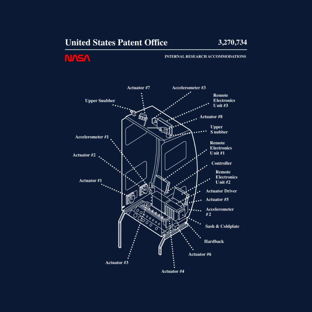 NASA Internal Research Accommodations Blueprint Kids T-Shirt-ALL + EVERY