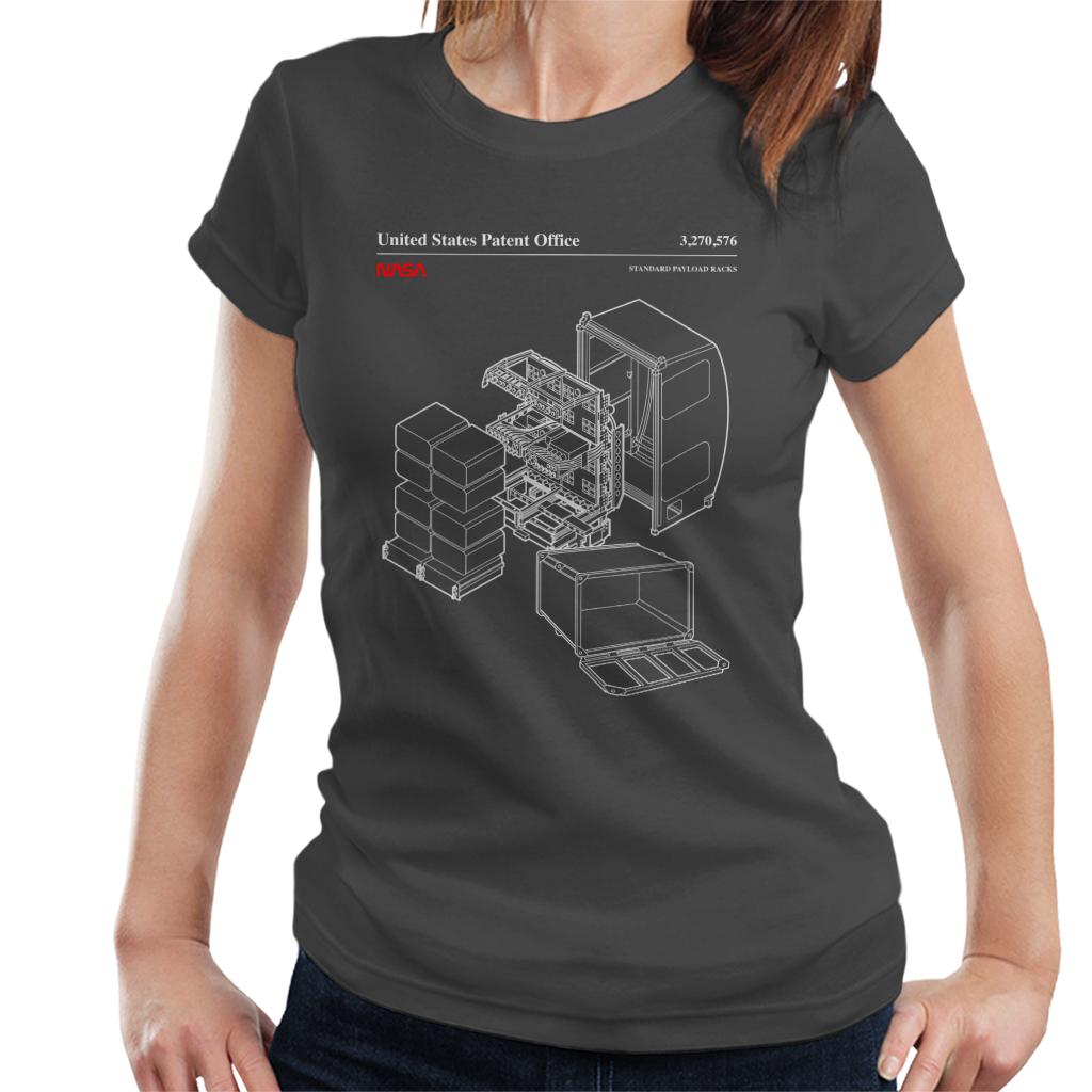 NASA Standard Payload Racks Blueprint Women's T-Shirt-ALL + EVERY