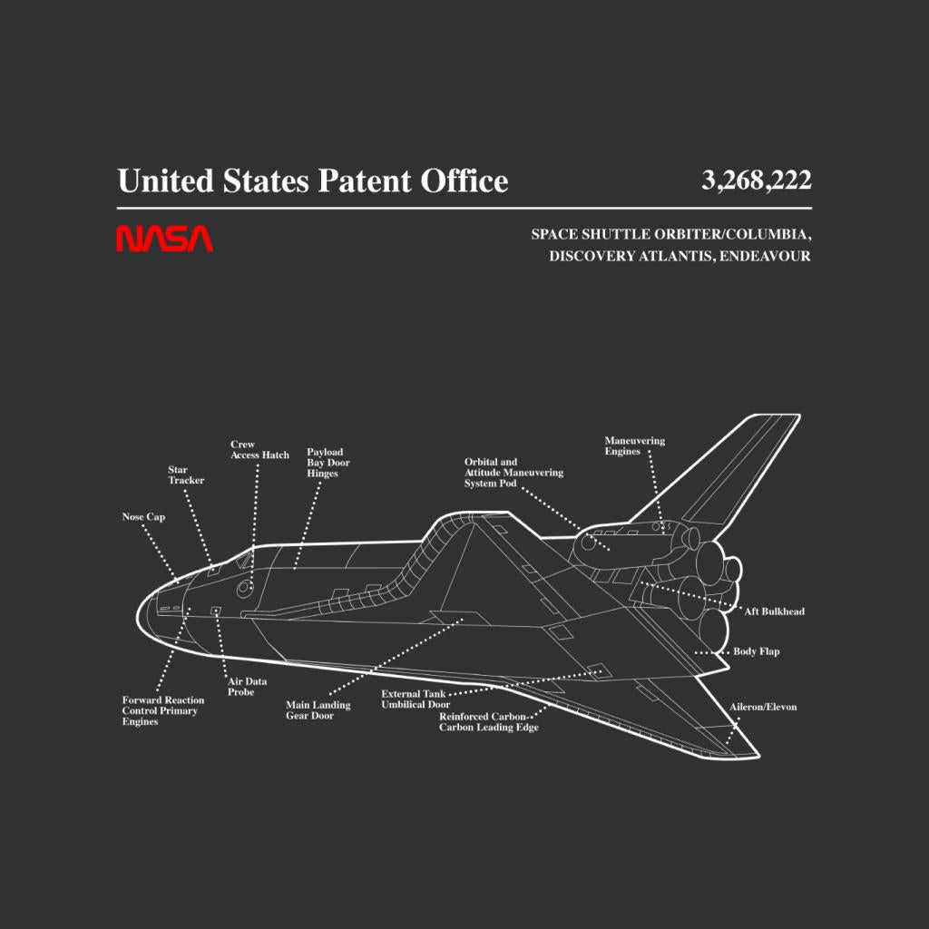 NASA Space Shuttle Orbiter Blueprint Men's Sweatshirt-ALL + EVERY