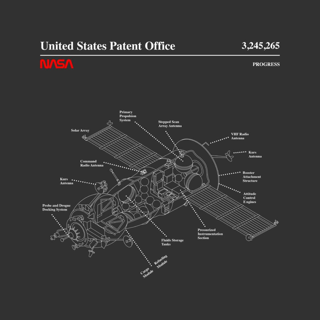 NASA Progress Russian Resupply Vehicle Blueprint Kids Sweatshirt-ALL + EVERY