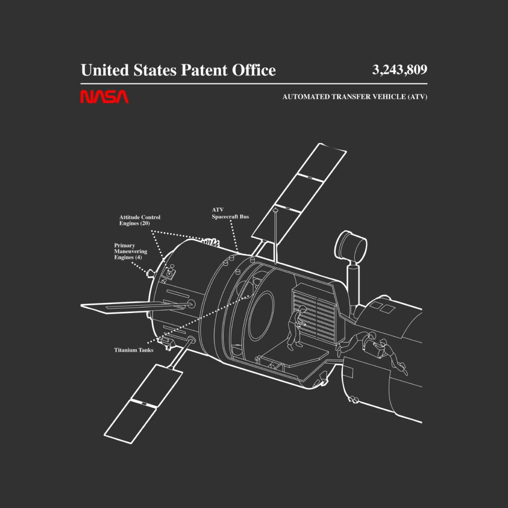NASA Automated Transfer Vehicle Blueprint Kids Sweatshirt-ALL + EVERY