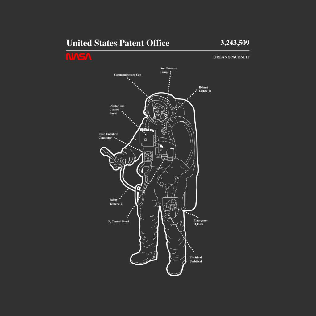 NASA Orlan Spacesuit Blueprint Men's Sweatshirt-ALL + EVERY