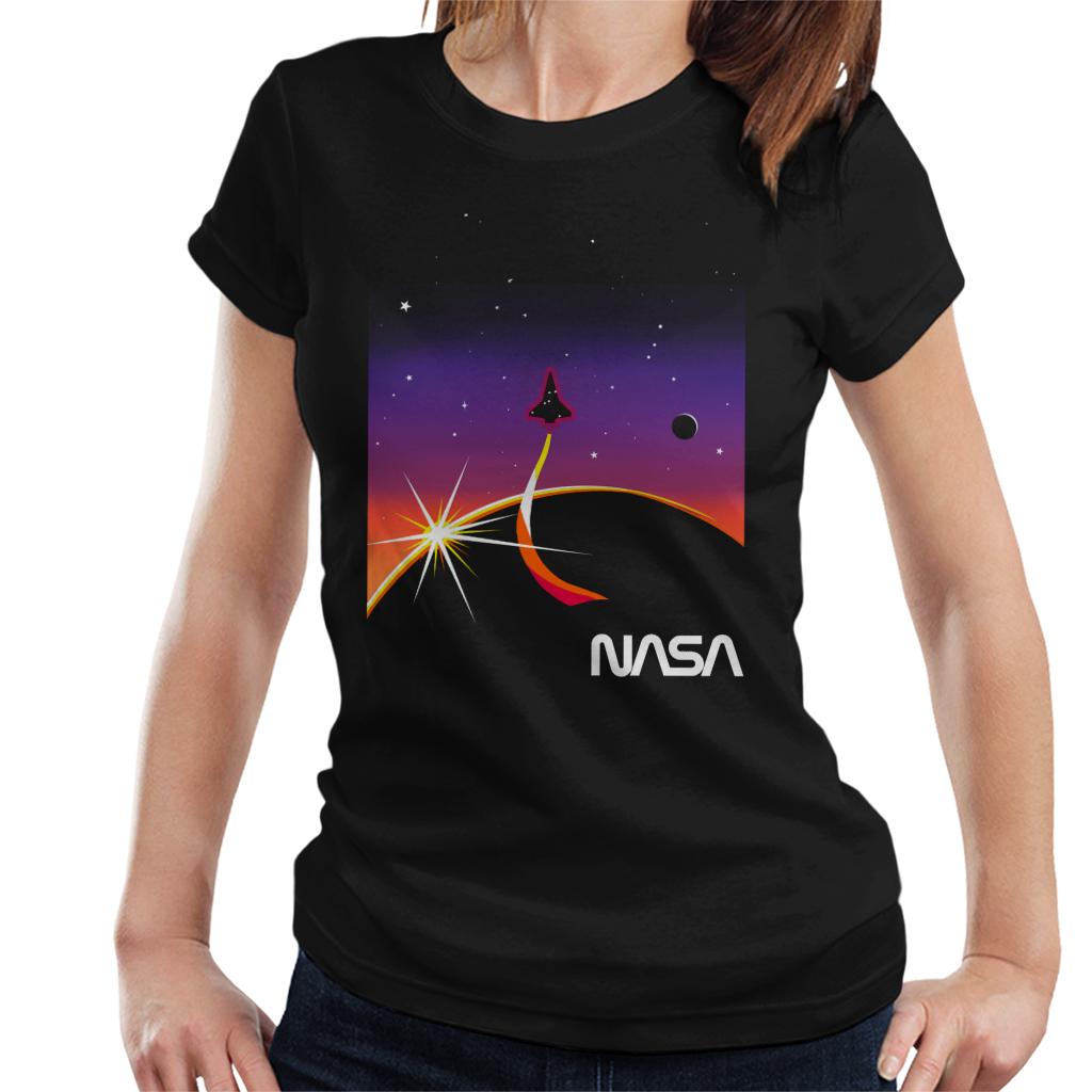 NASA Galactic Take Off Women's T-Shirt-ALL + EVERY