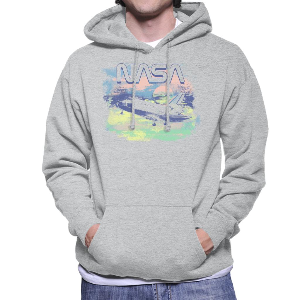 NASA Painted Take Off Men's Hooded Sweatshirt-ALL + EVERY