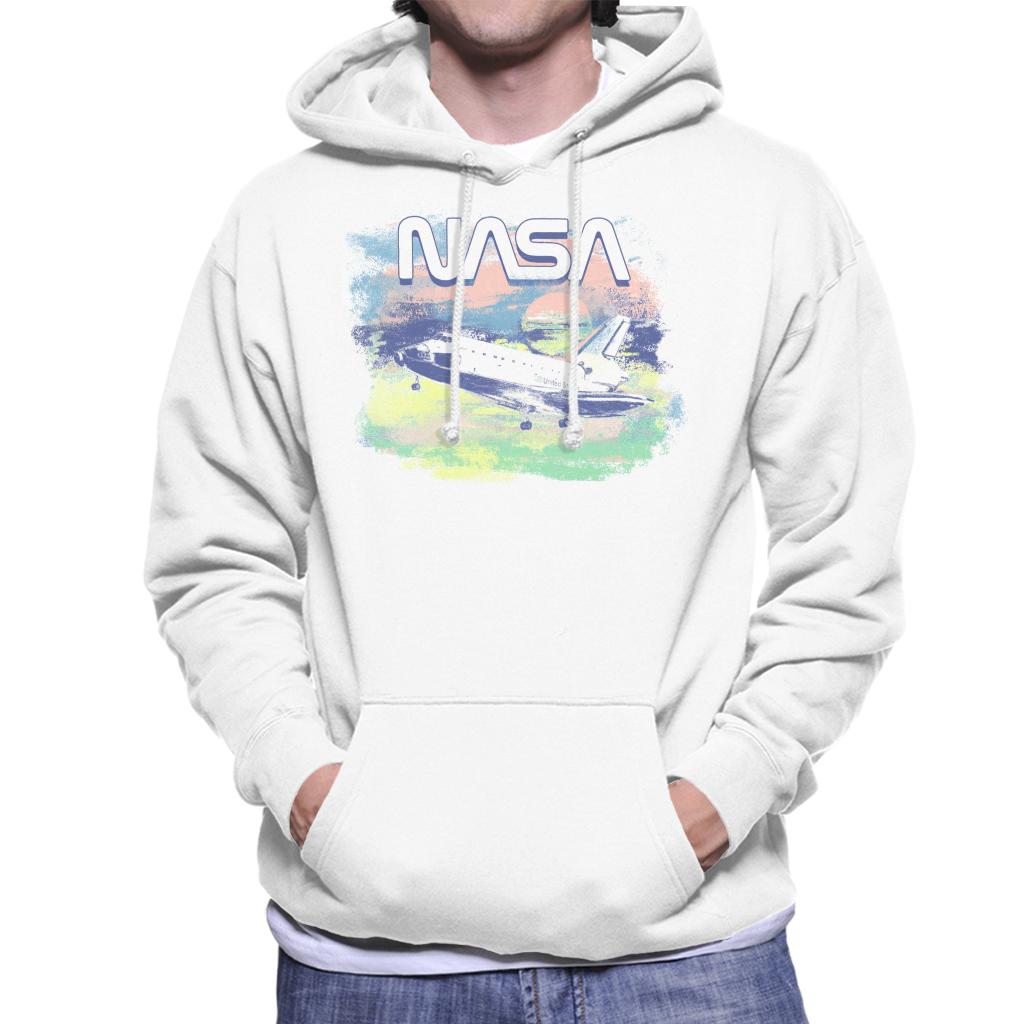 NASA Painted Take Off Men's Hooded Sweatshirt-ALL + EVERY