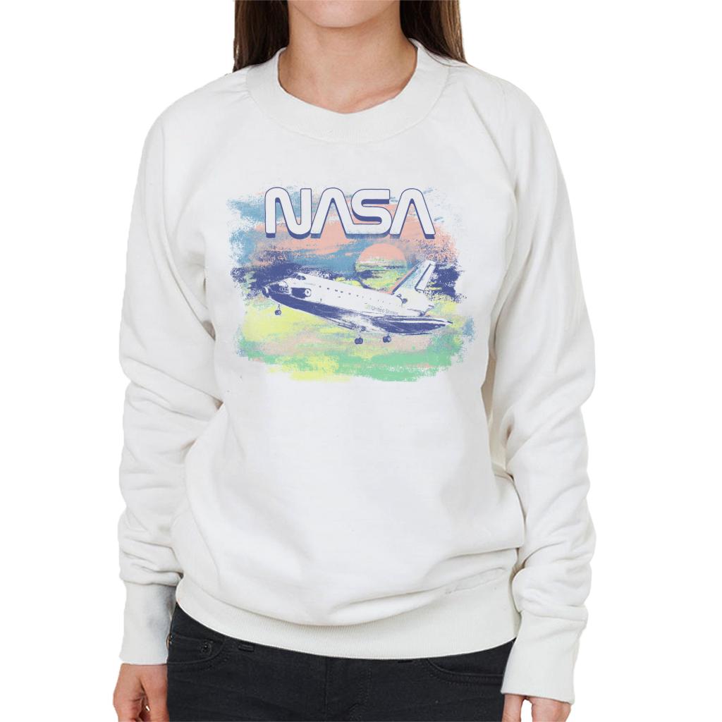 NASA Painted Take Off Women's Sweatshirt-ALL + EVERY