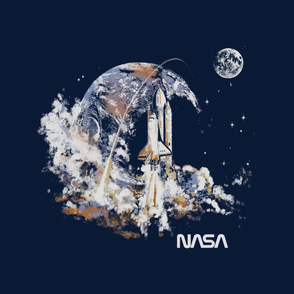 NASA Take Off Earth Montage Kids T-Shirt-ALL + EVERY