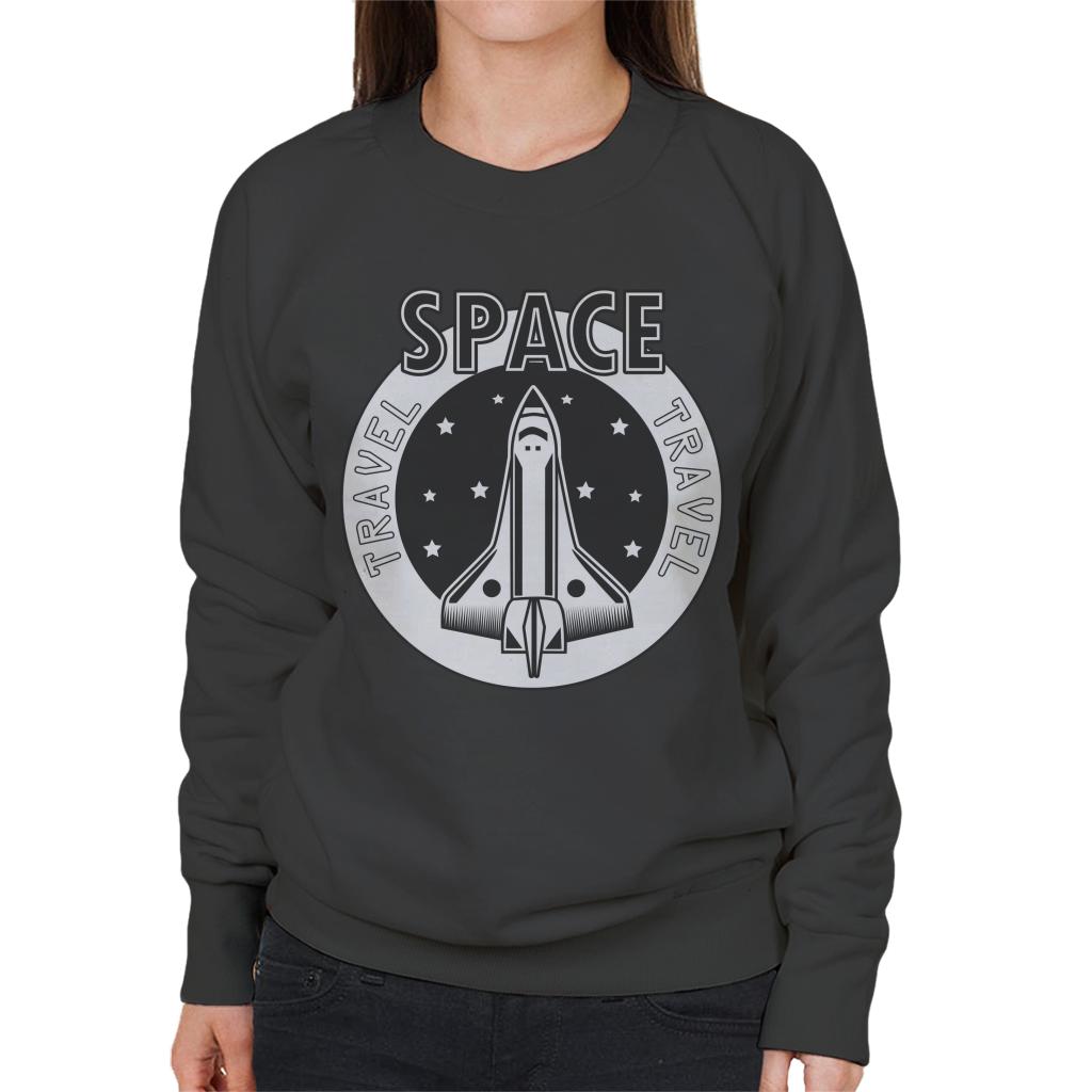 NASA Space Travel Rocket Women's Sweatshirt-ALL + EVERY