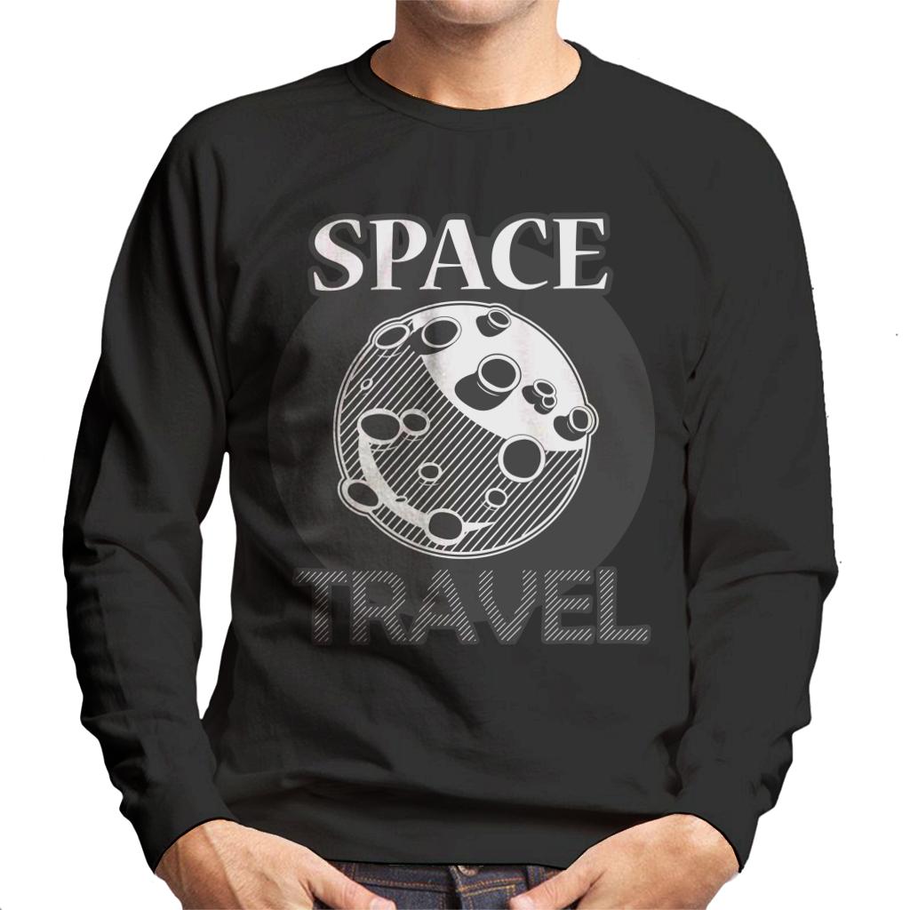 NASA Space Travel To The Moon Men's Sweatshirt-ALL + EVERY