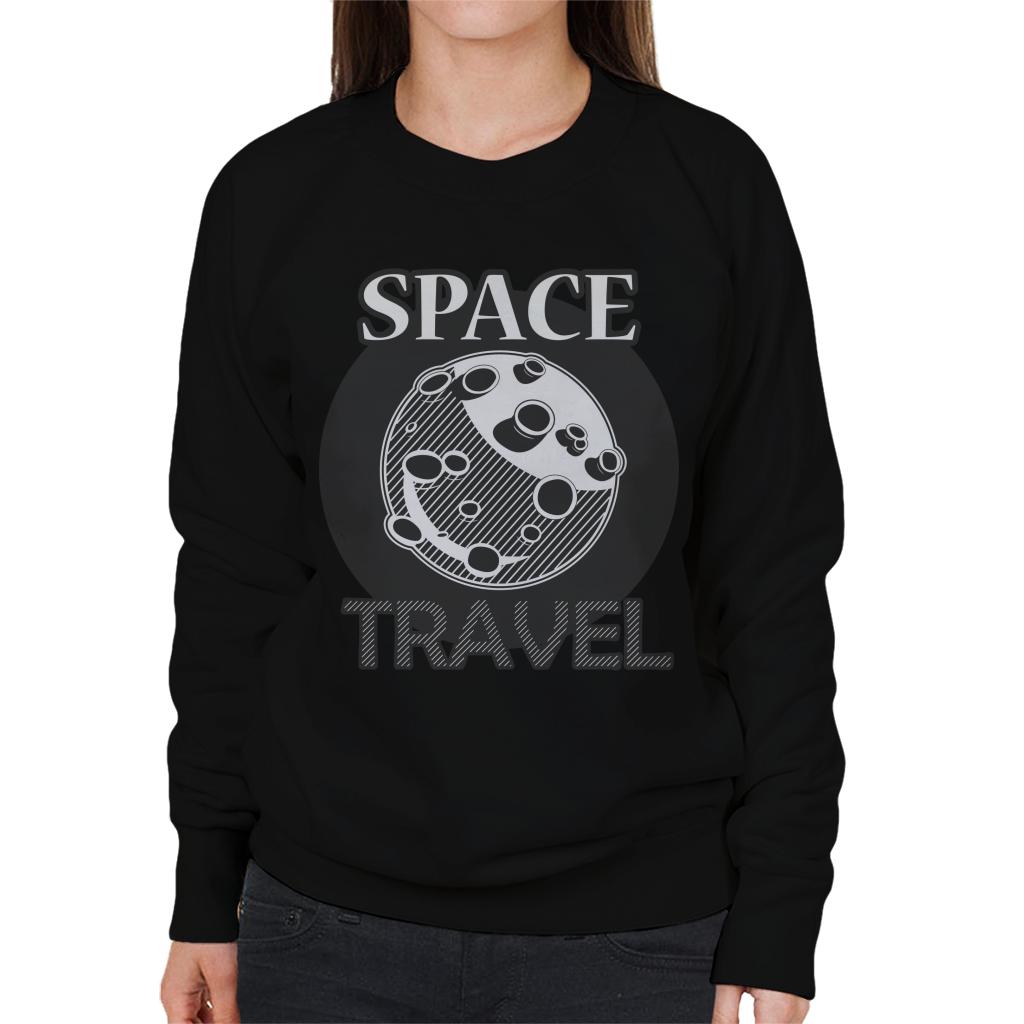 NASA Space Travel To The Moon Women's Sweatshirt-ALL + EVERY