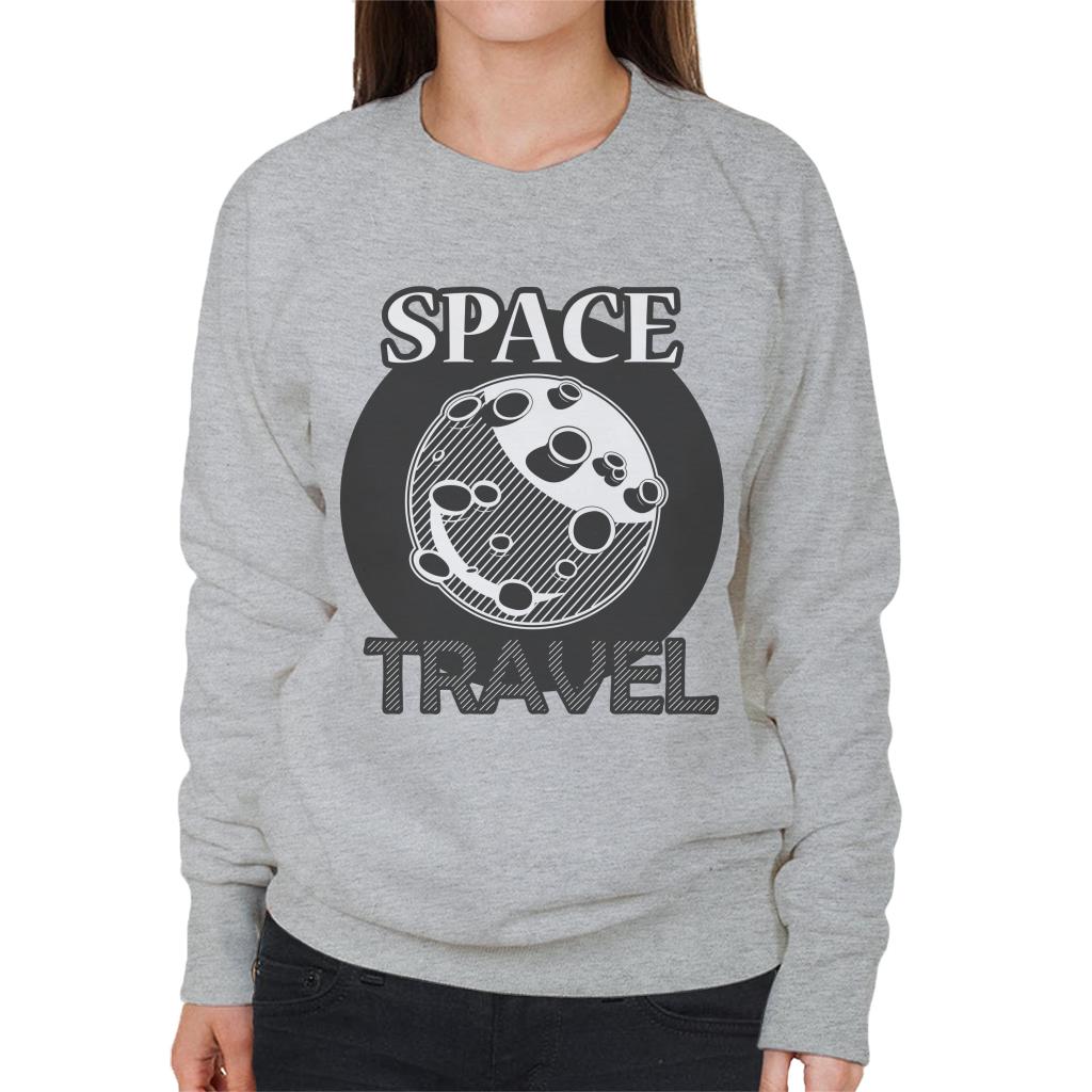 NASA Space Travel To The Moon Women's Sweatshirt-ALL + EVERY