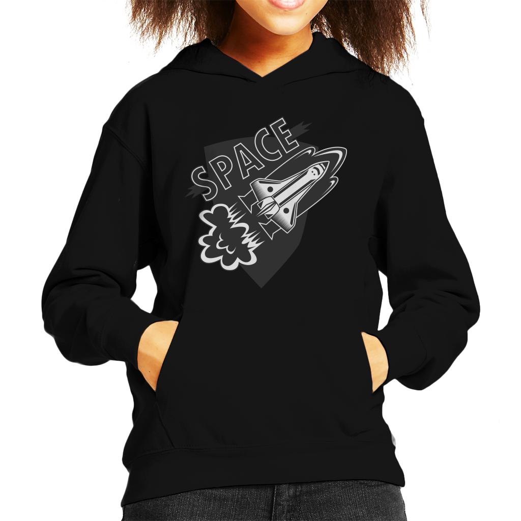 NASA Space Rocket Takeoff Kid's Hooded Sweatshirt-ALL + EVERY