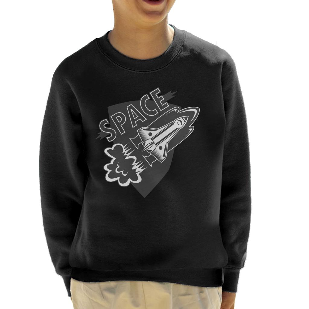 NASA Space Rocket Takeoff Kid's Sweatshirt-ALL + EVERY