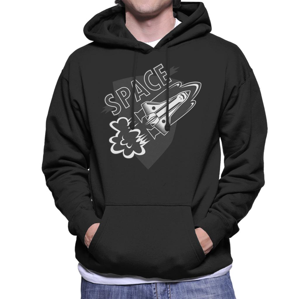 NASA Space Rocket Takeoff Men's Hooded Sweatshirt-ALL + EVERY