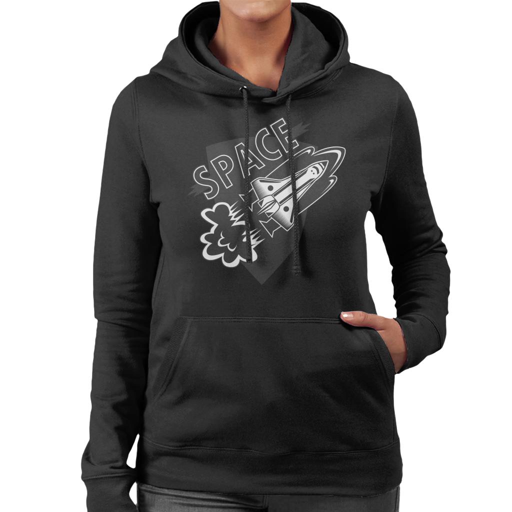 NASA Space Rocket Takeoff Women's Hooded Sweatshirt-ALL + EVERY