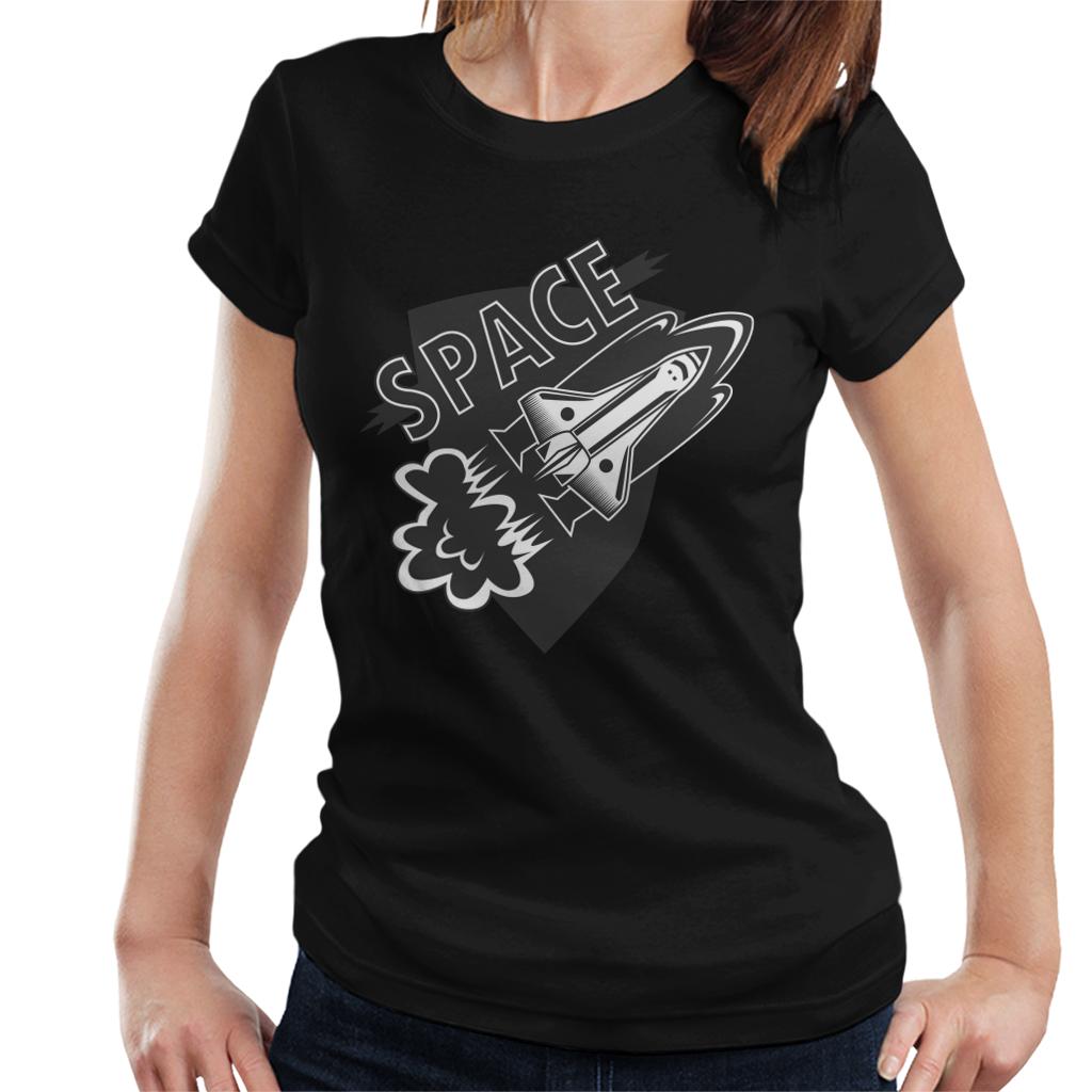 NASA Space Rocket Takeoff Women's T-Shirt-ALL + EVERY