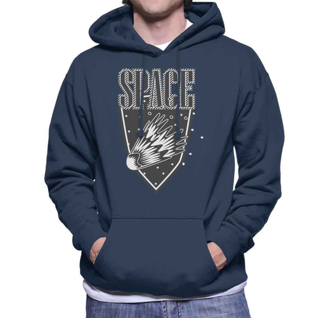 NASA Space Meteor Men's Hooded Sweatshirt-ALL + EVERY