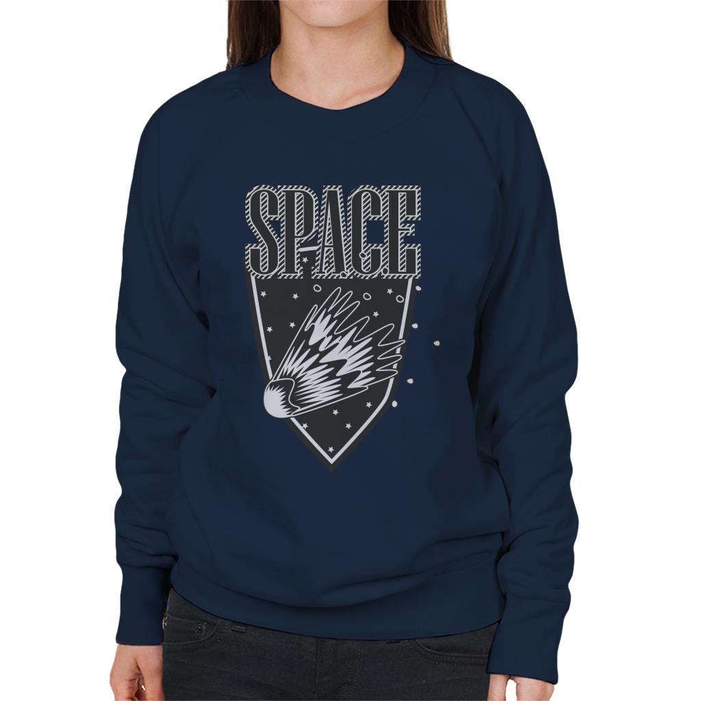 NASA Space Meteor Women's Sweatshirt-ALL + EVERY