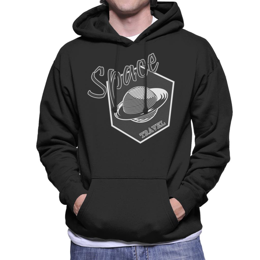 NASA Space Travel Saturn Men's Hooded Sweatshirt-ALL + EVERY