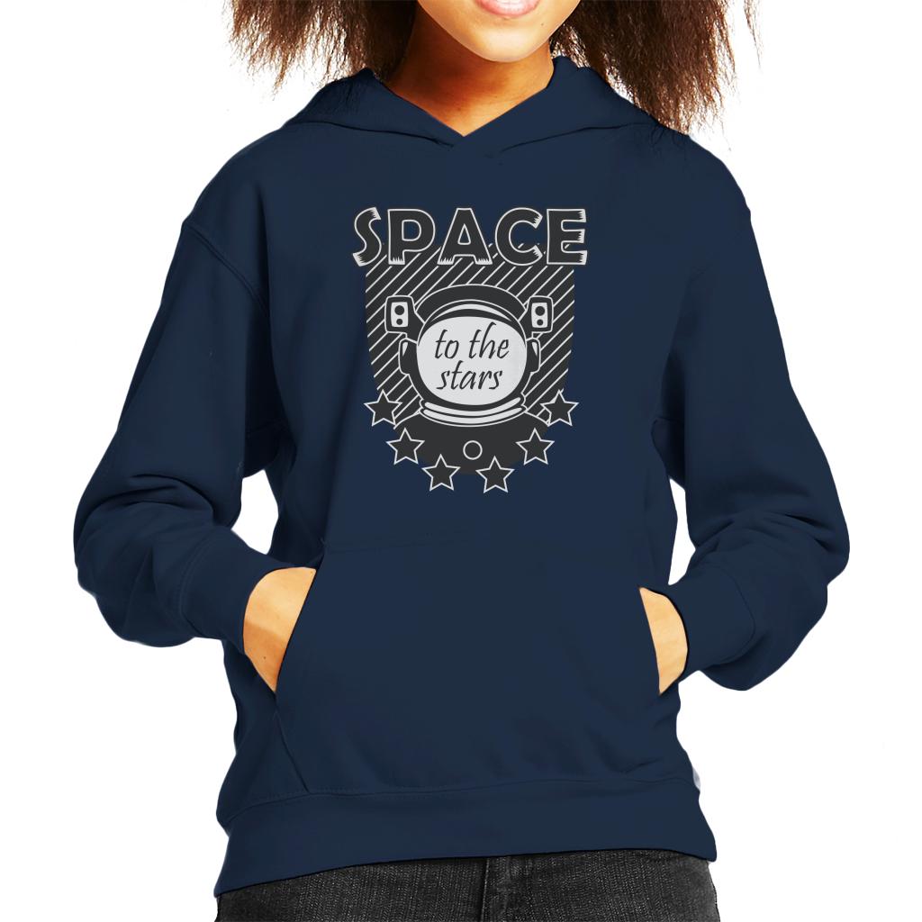 NASA Space Astronaut To The Stars Kid's Hooded Sweatshirt-ALL + EVERY