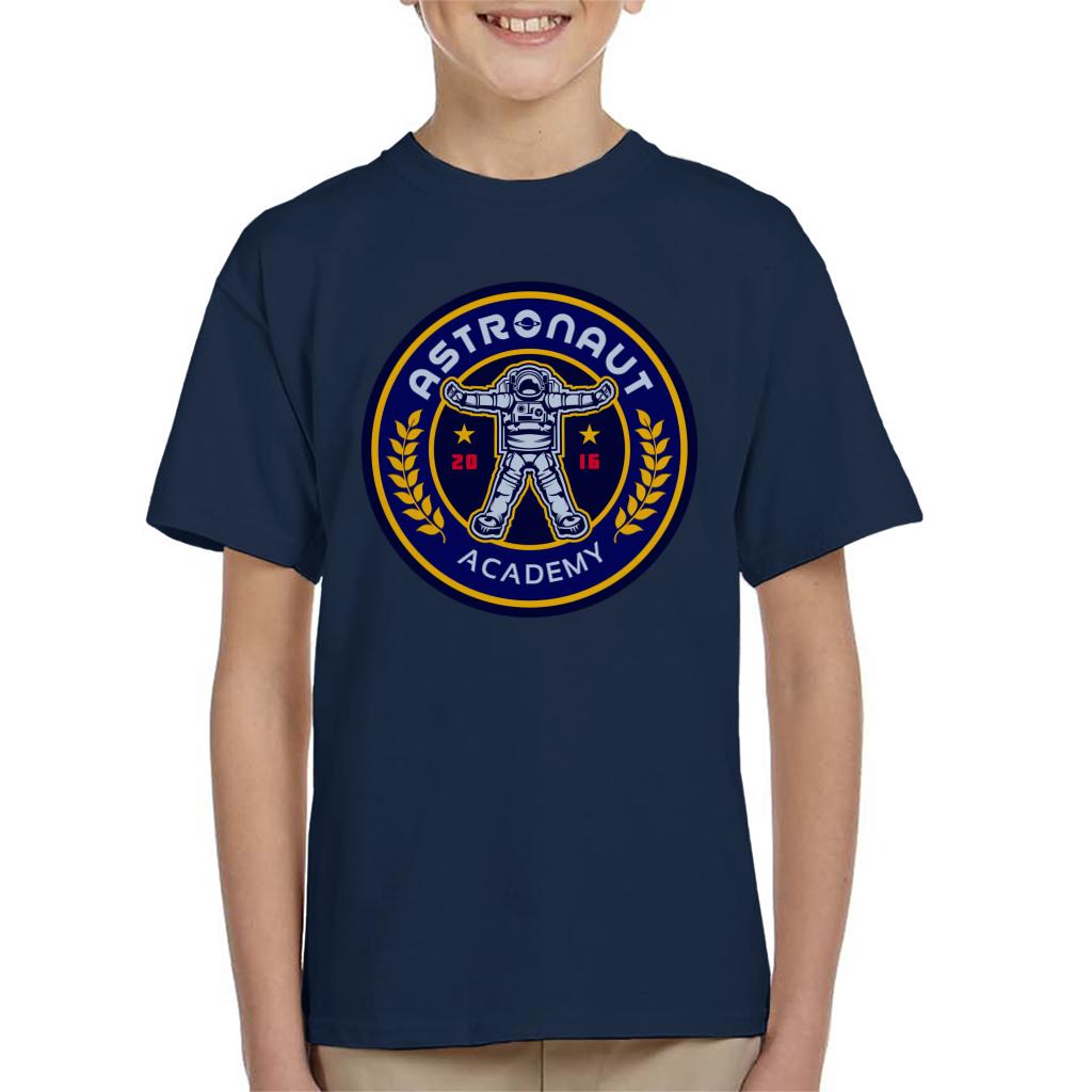 NASA Astronaut Academy Logo Kid's T-Shirt-ALL + EVERY