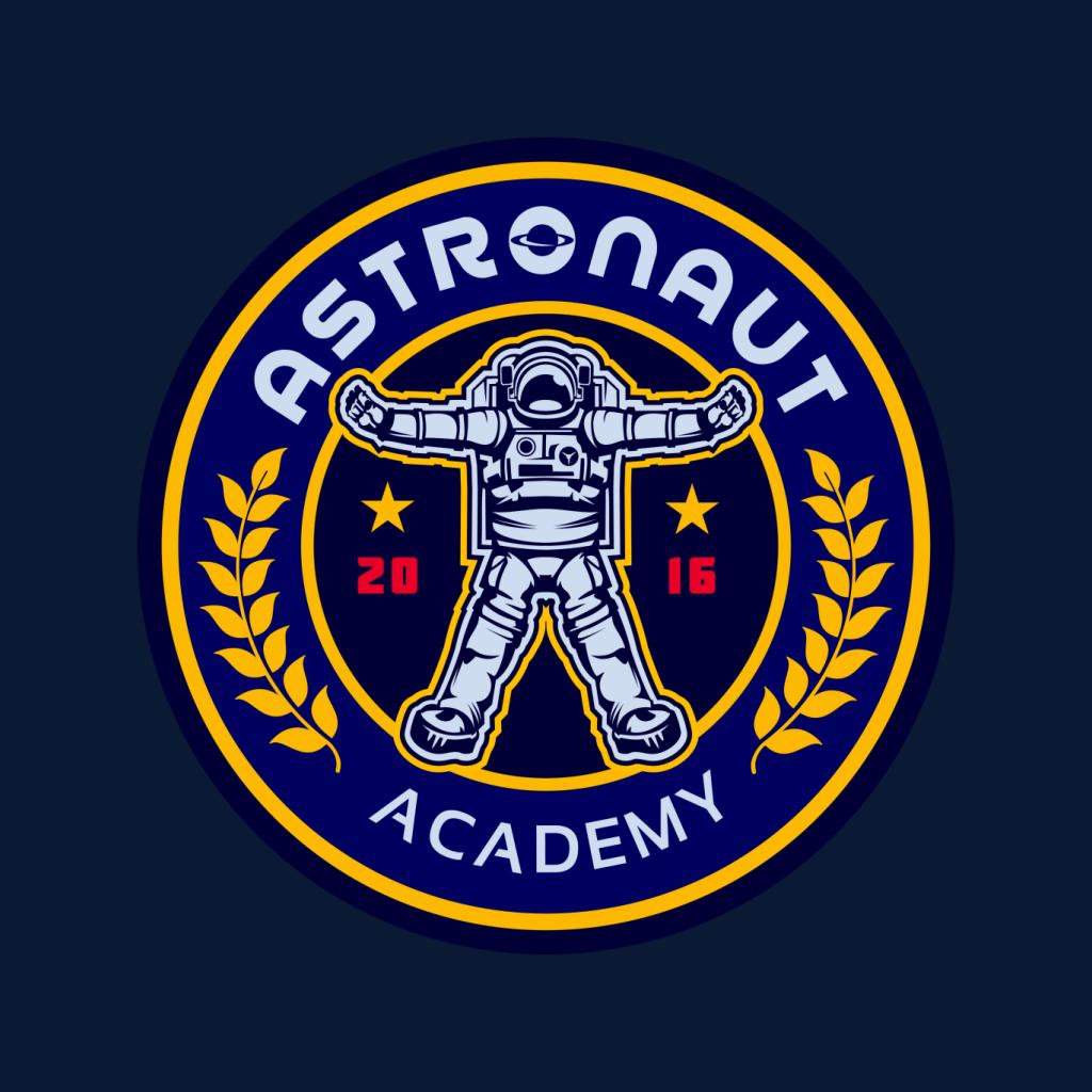 NASA Astronaut Academy Logo Kid's T-Shirt-ALL + EVERY