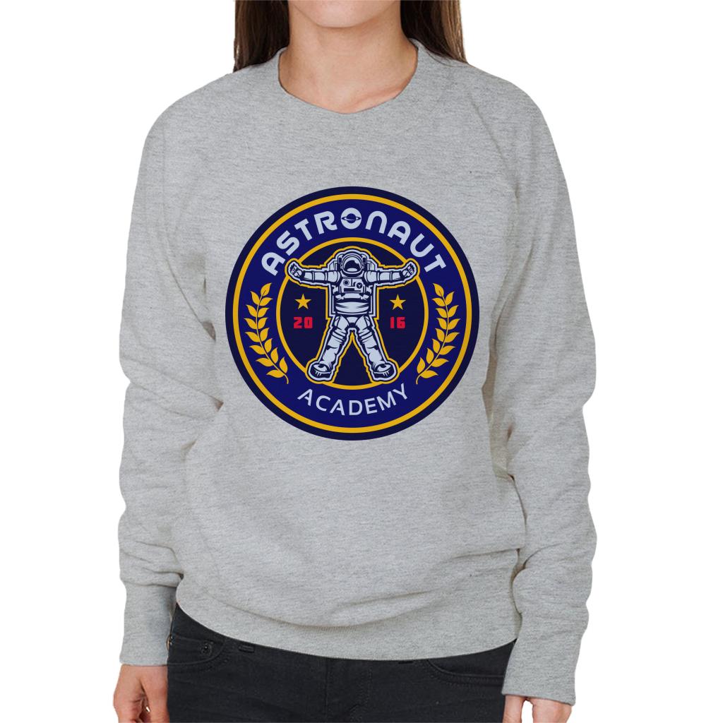 NASA Astronaut Academy Logo Women's Sweatshirt-ALL + EVERY