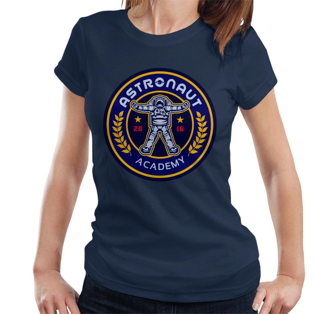 NASA Astronaut Academy Logo Women's T-Shirt-ALL + EVERY