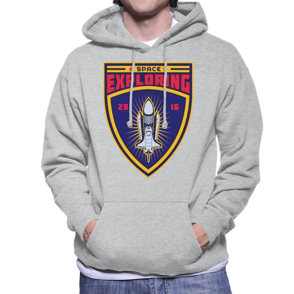 NASA Space Exploring Men's Hooded Sweatshirt-ALL + EVERY