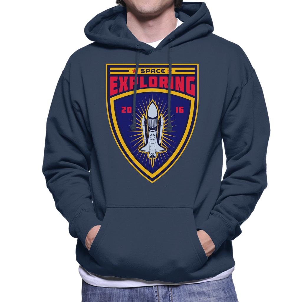 NASA Space Exploring Men's Hooded Sweatshirt-ALL + EVERY