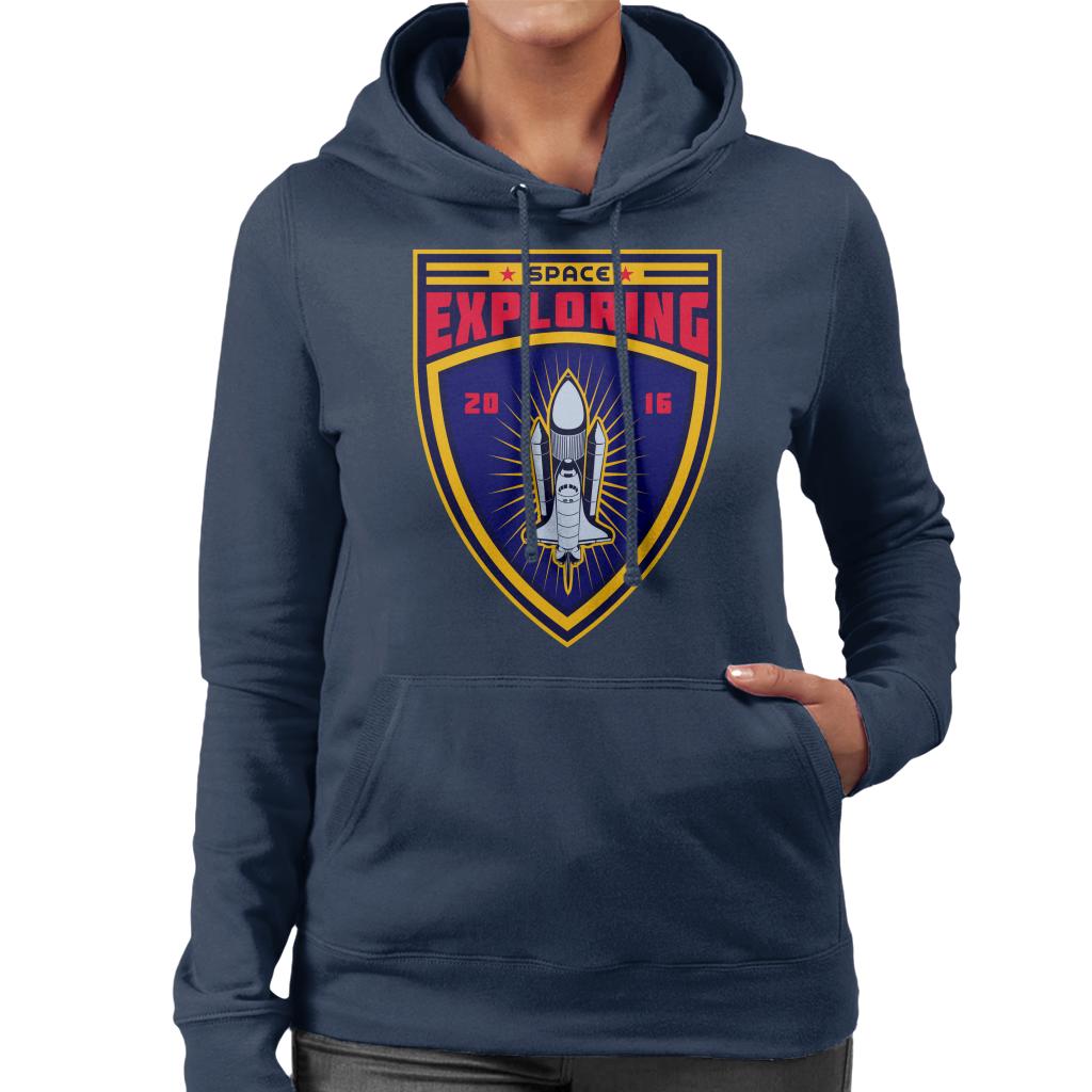 NASA Space Exploring Women's Hooded Sweatshirt-ALL + EVERY