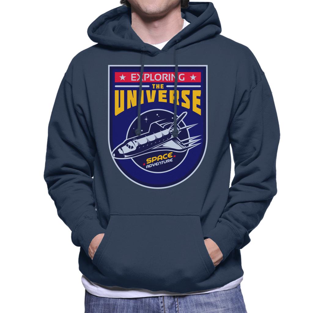 NASA Exploring The Universe Space Adventure Men's Hooded Sweatshirt-ALL + EVERY