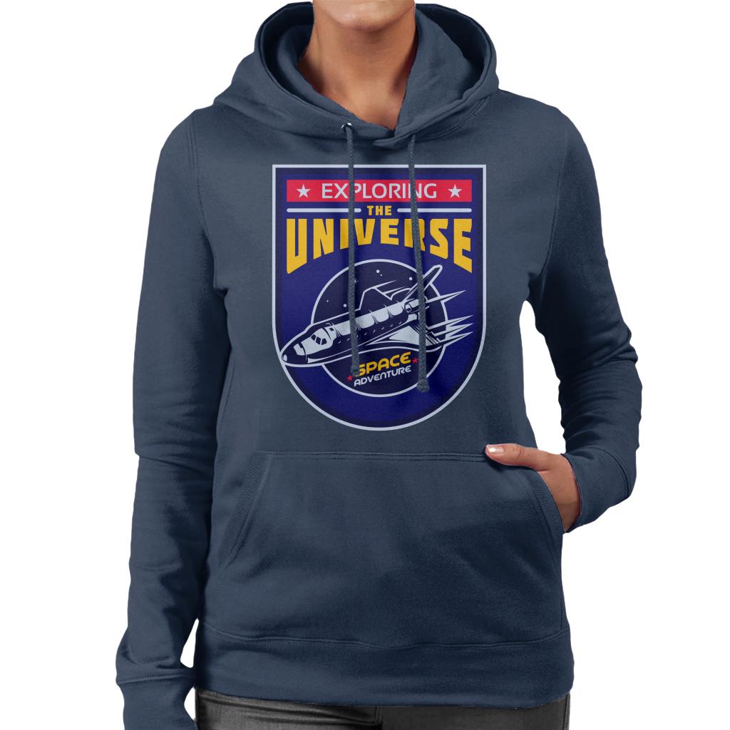 NASA Exploring The Universe Space Adventure Women's Hooded Sweatshirt-ALL + EVERY