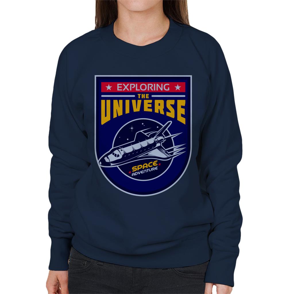 NASA Exploring The Universe Space Adventure Women's Sweatshirt-ALL + EVERY