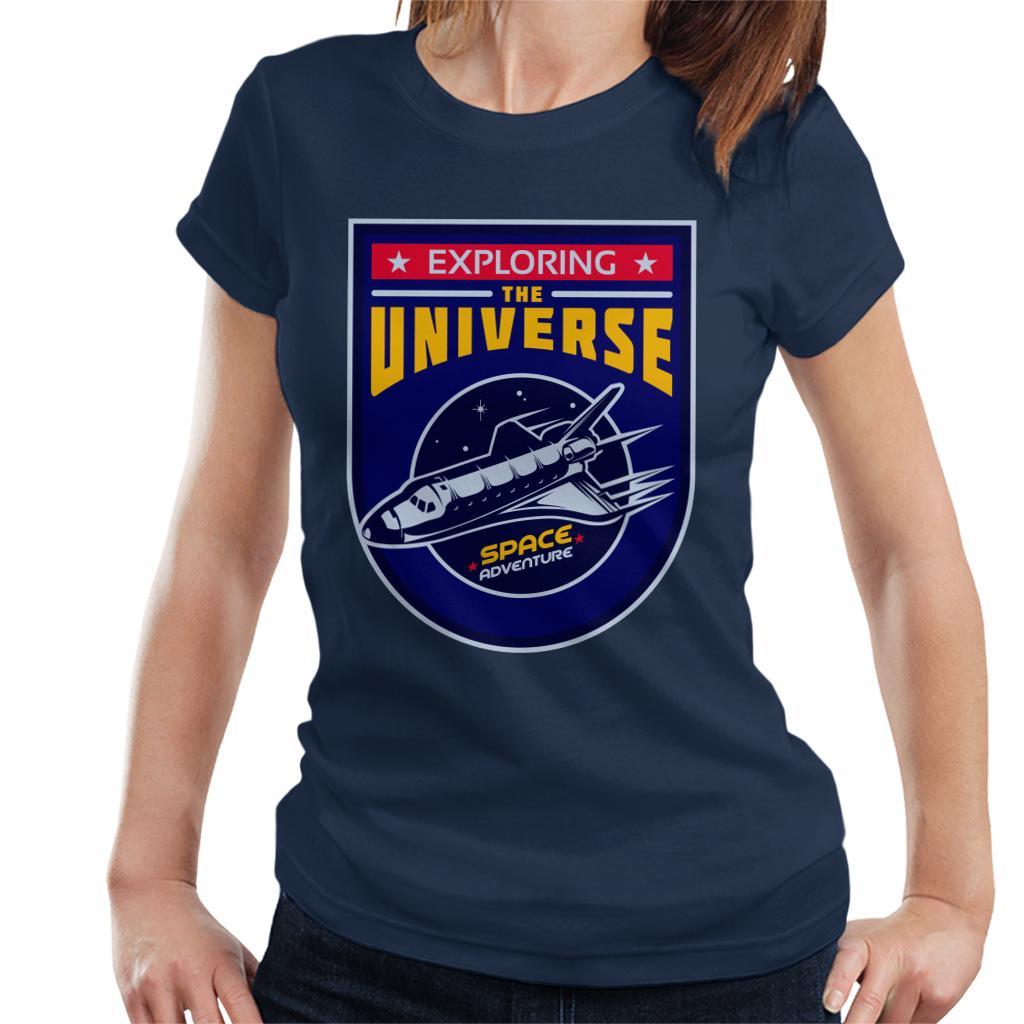 NASA Exploring The Universe Space Adventure Women's T-Shirt-ALL + EVERY