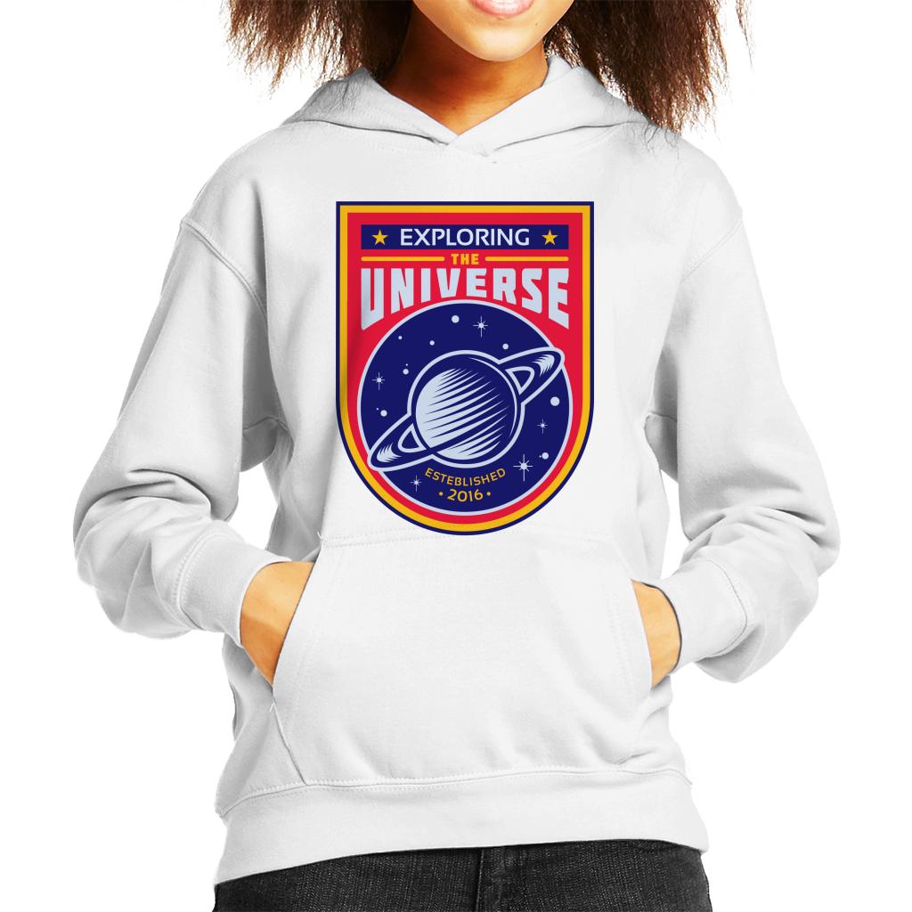 NASA Exploring The Universe Saturn Kid's Hooded Sweatshirt-ALL + EVERY