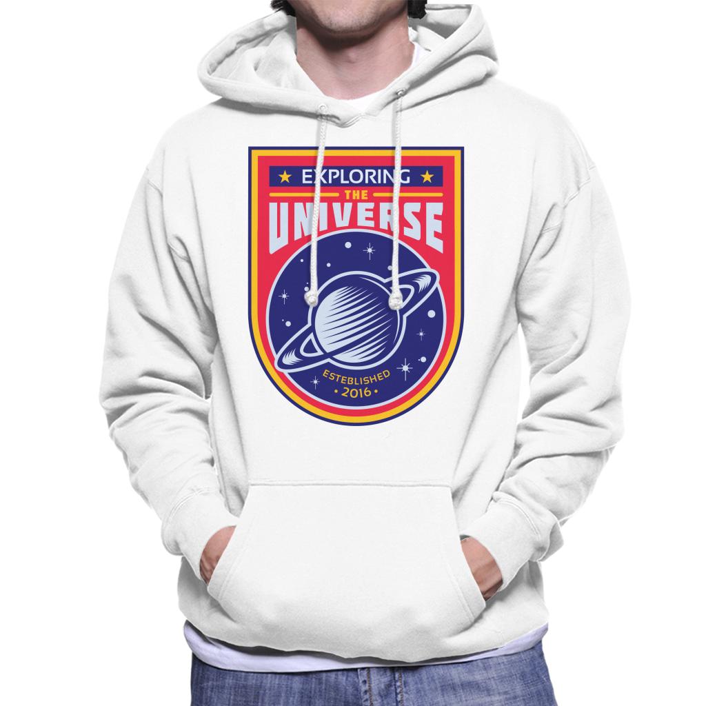 NASA Exploring The Universe Saturn Men's Hooded Sweatshirt-ALL + EVERY