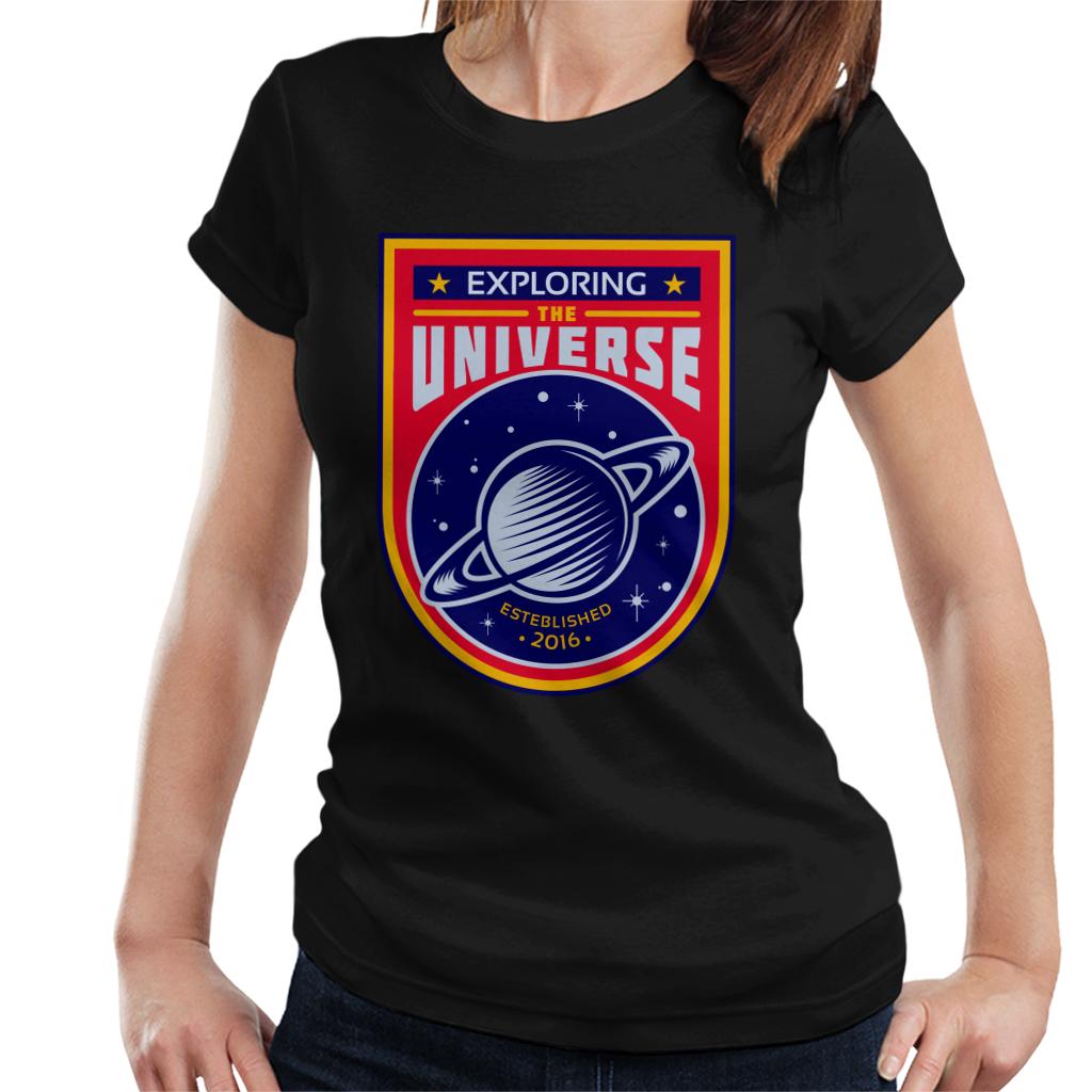 NASA Exploring The Universe Saturn Women's T-Shirt-ALL + EVERY